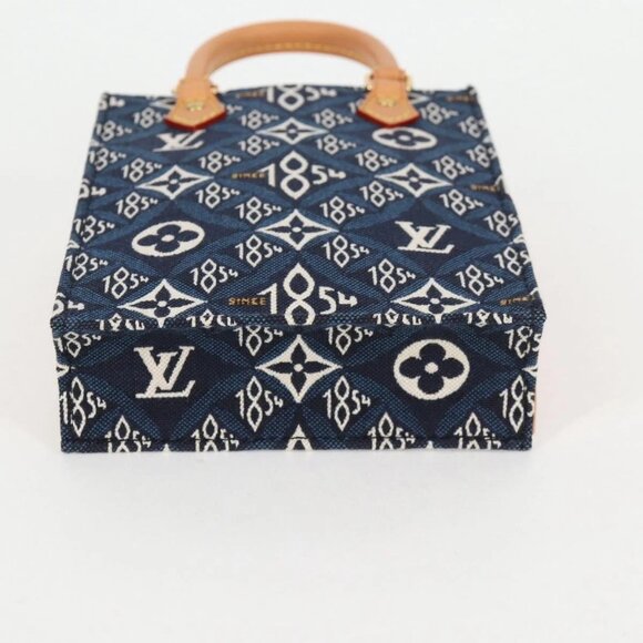LOUIS VUITTON Pre Owned SINCE 1854 Petit Sac Plat 2way Navy M80288 Auth 132611M - Picture 7 of 16